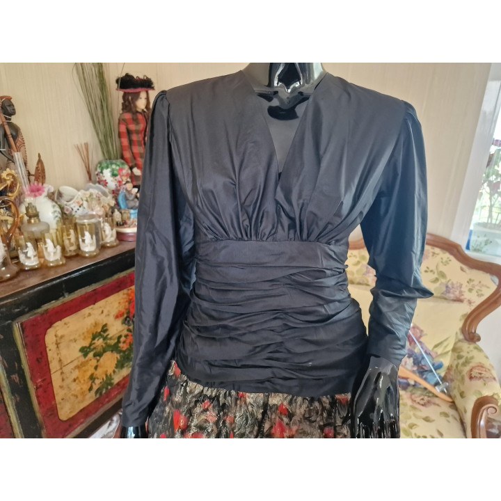 Vestido de Gala Vintage Pilar Díez Anos 80 Alta Costura
