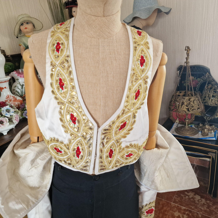 Traje de Luces Vintage 1950 - Chaquetilla y Chaleco