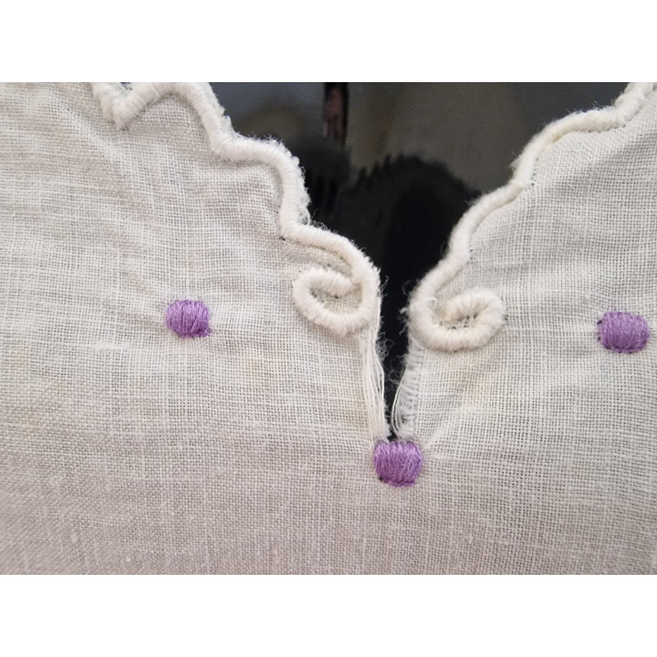 1940年代 ヴィンテージ ナイトガウン コットン 手刺繍