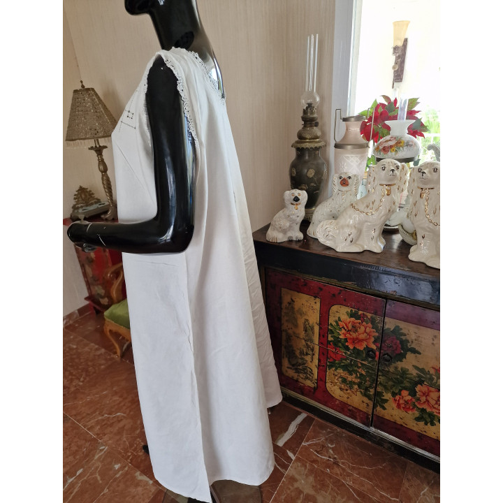 Camicia da Notte Antica in Lino anni '20