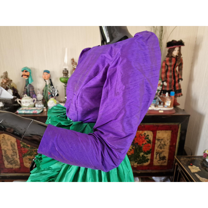 Conjunto de gala vintage años 80 | Seda