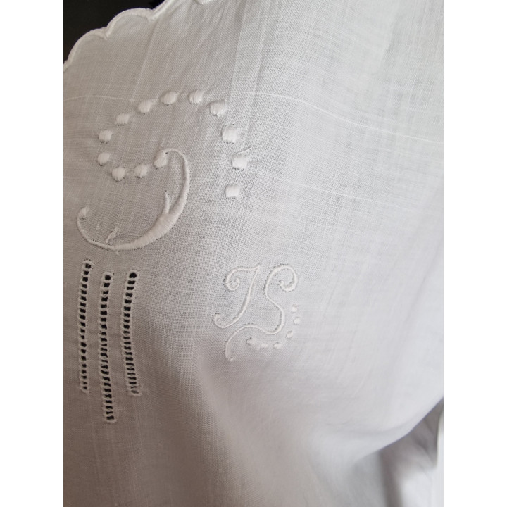 Camicia da Notte Edoardiana 1910 | Biancheria Antica Ricamata