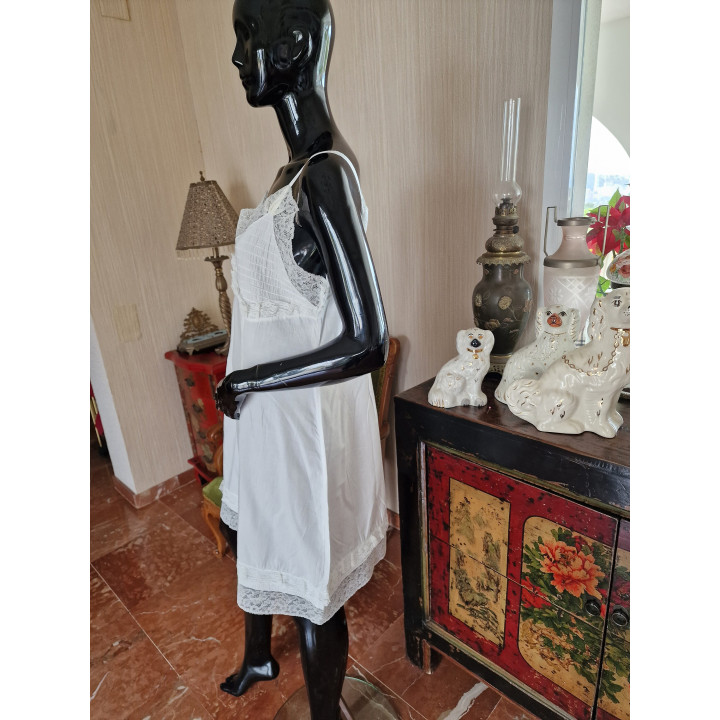 Sottoveste Vintage Anni '50 - Lingerie Cotone Mid-Century