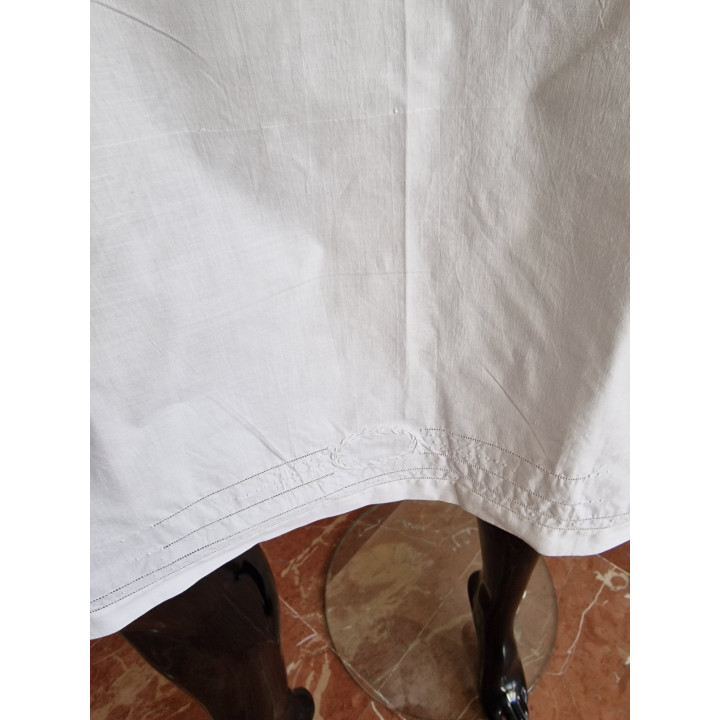 Camisón Vintage años 40 Hecho a Mano - Algodón y Nácar
