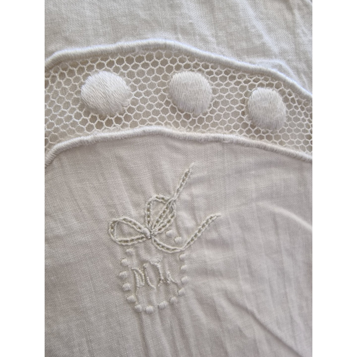 Camisón Edwardiano de Lino Fino (1900-1909)
