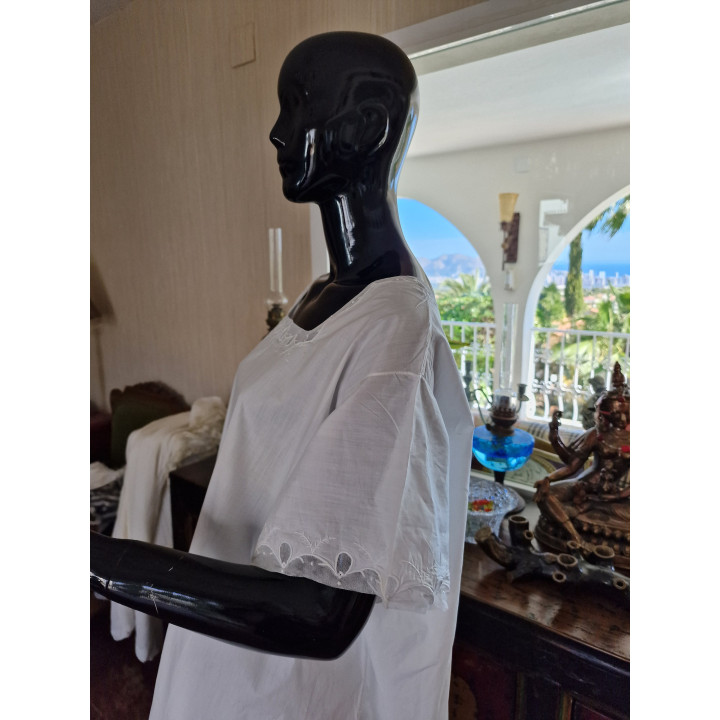 Antiek linnen lingerie set 1900-1920 (3-delig)