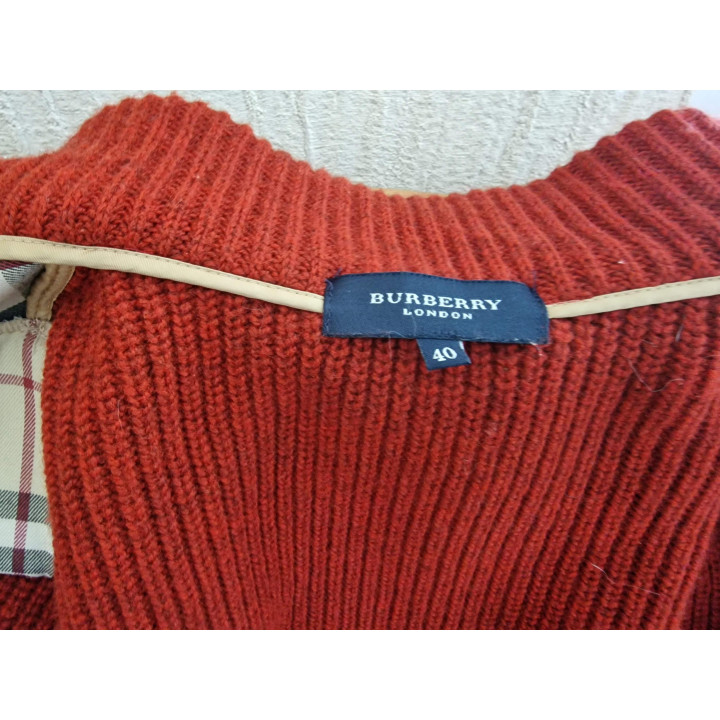 Giacca Burberry London Vintage - Camoscio e Maglia