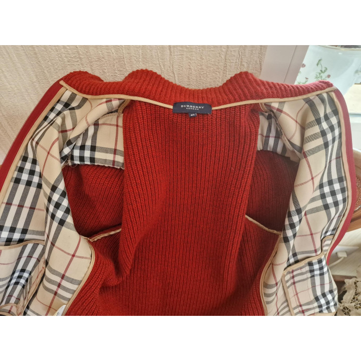 Giacca Burberry London Vintage - Camoscio e Maglia