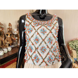 Blouse Vintage Again Madrid 1965 - Haute Couture