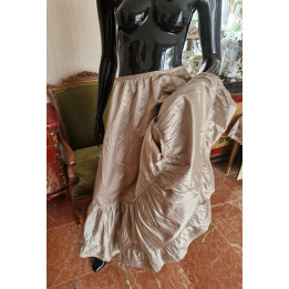 Saia de seda antiga 1900-1909. Belle Époque espanhola