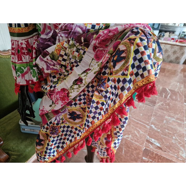 Vestido Boho de Algodón Indio (2007-2009) - Talla M