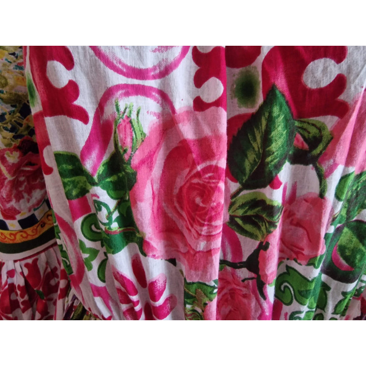 Robe Bohème en Coton Indien (2007-2009) - Taille M