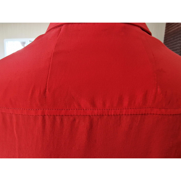 Blusa vintage de satén rojo Ugo Perretazi años 70 (XS)