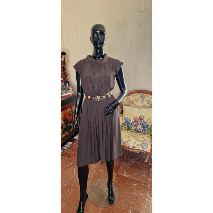 Sukienka koktajlowa Pilar Díez lata 80. - Haute Couture Madryt