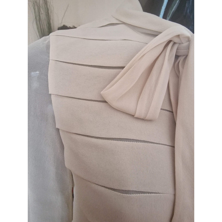 Ensemble Vintage en Soie 1970 Madrid — Taille XS