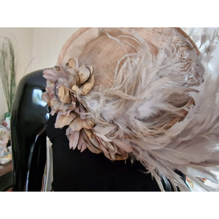 Quesenote Collections Bouvier Headdress | Luxury Millinery