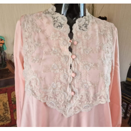 Camisón Vintage Años 60 XS - Rosa Palo