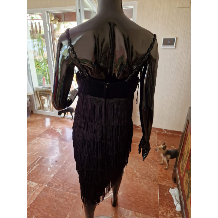 Vestido de Cóctel Ronald Joyce Estilo Flapper Anos 20
