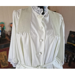 Vintage 1960s Lingerie Set - Mint Green Nightgown & Robe