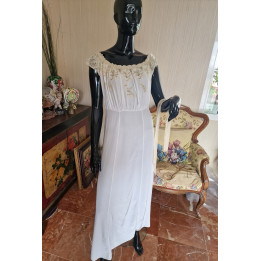 Camisola Antiga de Seda e Renda Belle Époque (1900-1909)