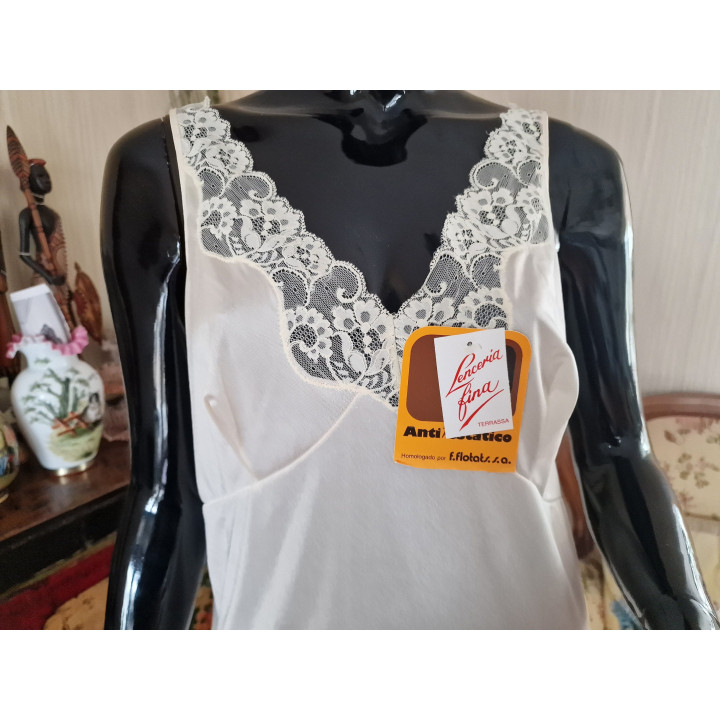 Vintage Onderjurk Lencería Fina de Terrassa jaren 70
