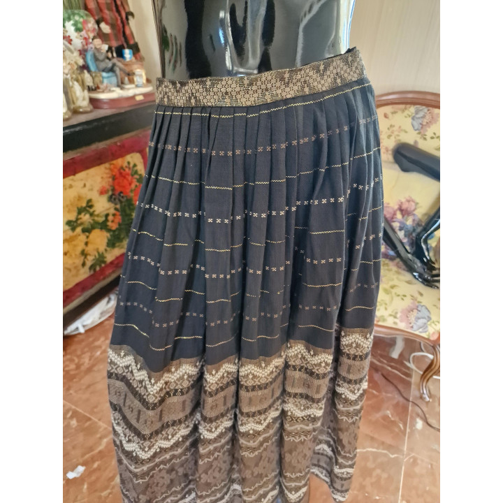 Vintage 1950s Mayan Modern Skirt - Folk-Revival Guatemala
