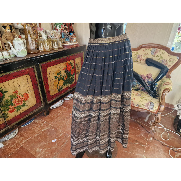 Vintage Mayan Modern Rok Jaren 50 - Folk-Revival Guatemala