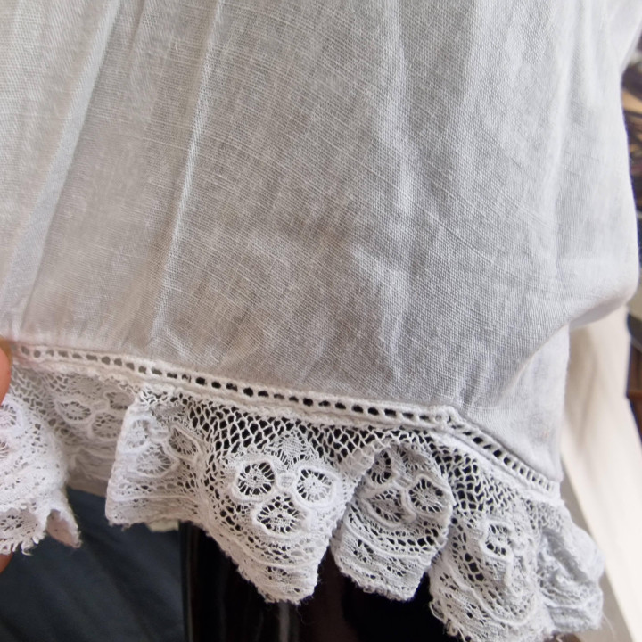 Authentisches Edwardianisches Cache-Corset aus Baumwolle