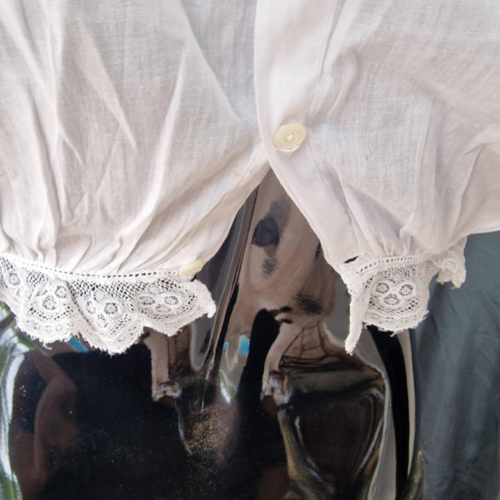 Authentisches Edwardianisches Cache-Corset aus Baumwolle