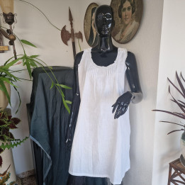 Camisón Antiguo Eduardiano 1900 | Batista de Algodón