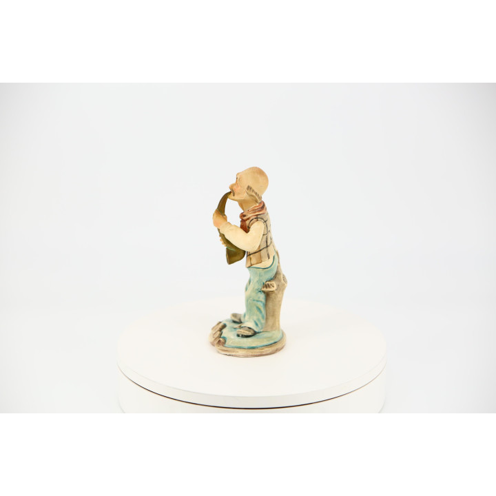 Statuetta in Ceramica Soval Musicista Jazz Sassofonista
