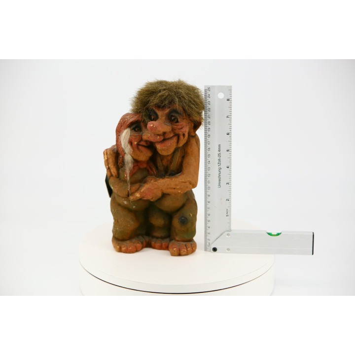 Originele NyForm Noorse Trolls - Knuffelend Paar 23 cm