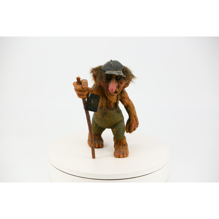 Figura Troll Ny Form Original 23cm - Noruega Anos 80