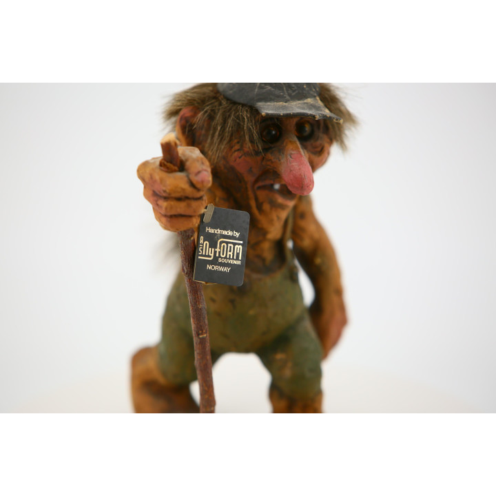 Figura Troll Ny Form Original 23cm - Noruega Anos 80