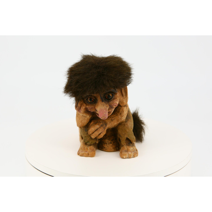Original Nyform Troll Figur Norwegen 15cm - Handarbeit