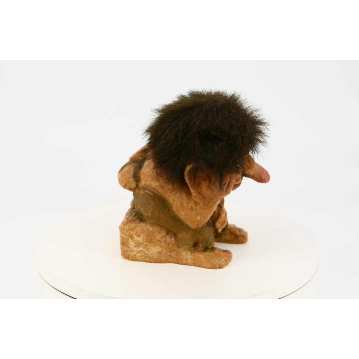 Troll Norvegese Nyform Vintage 15cm - Fatto a mano