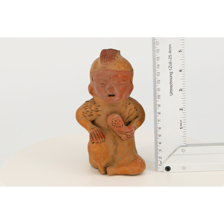 Nayarit-Stil Keramikskulptur - Vintage Replik 16 cm