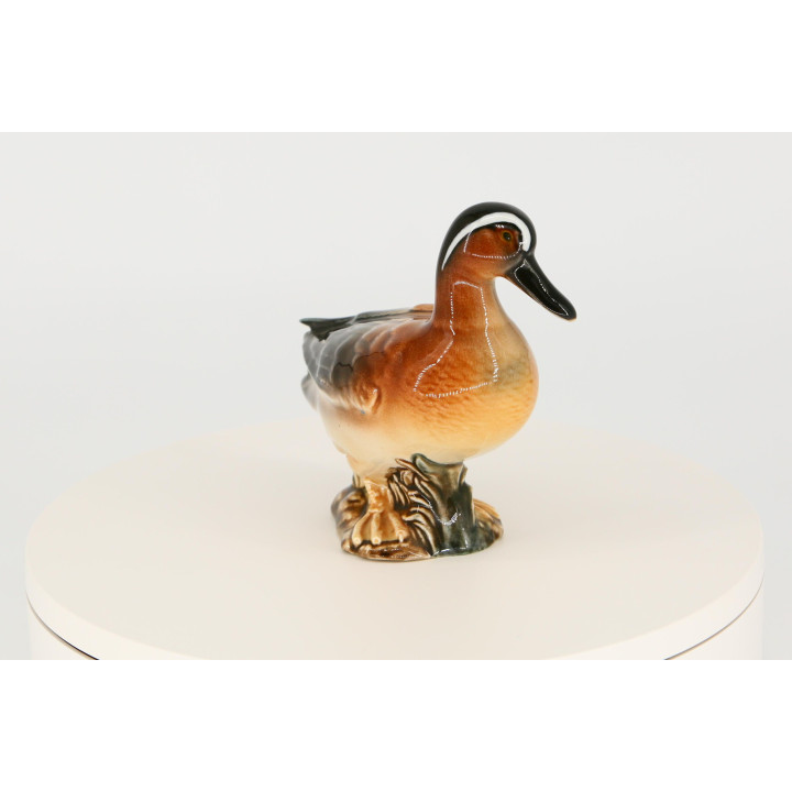 Figurine Canard en Porcelaine Zaphir, Valence, Années 80