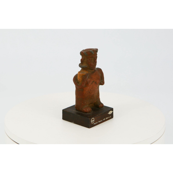 Nayarit Style Figurine Thiomucase - 1980s Pharma Promo