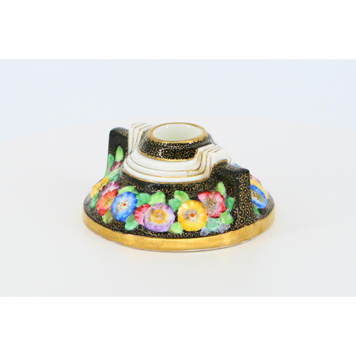 Art Deco Tuscan China Candlestick - 1920s Bone China