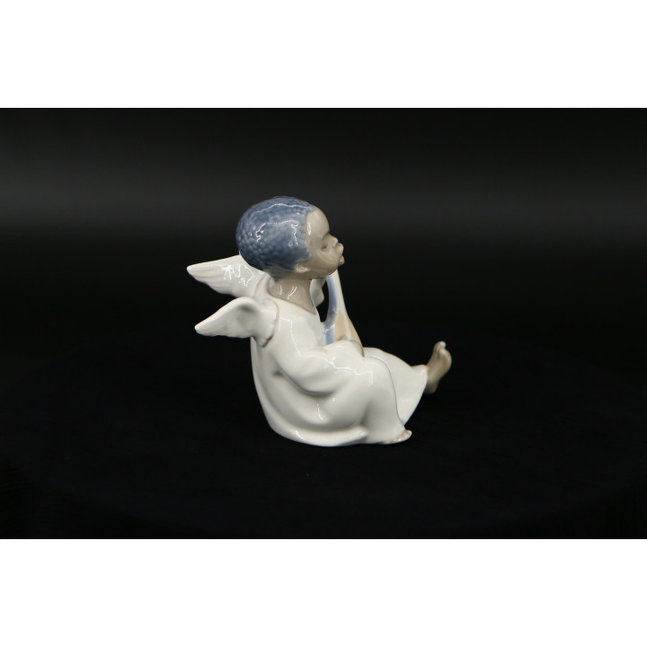 Figurka Porcelanowa Lladró Anioł z Mandoliną 1977