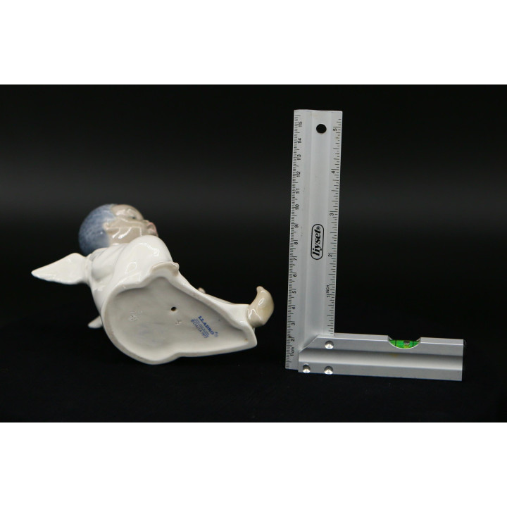 Lladró Porzellanfigur Sitzender Engel mit Mandoline 1977