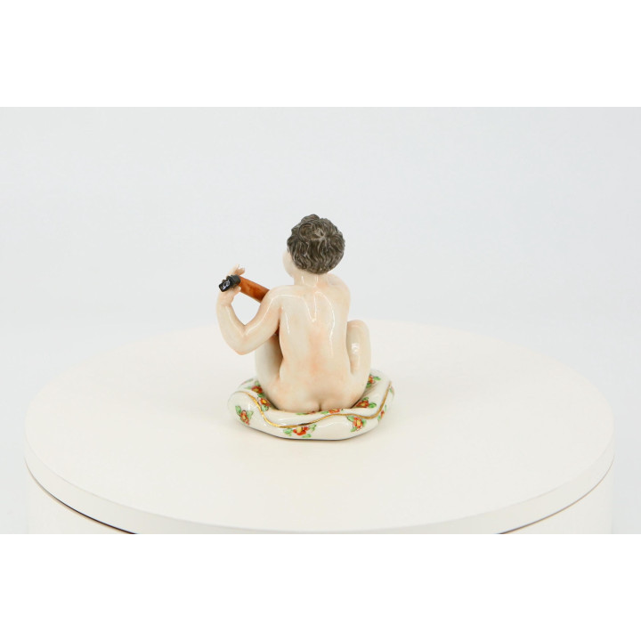 Figurine en Porcelaine Nalda Jeune Musicien à la Guitare