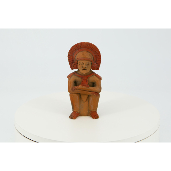 Statuette Précolombienne Vintage - Équateur 1980s