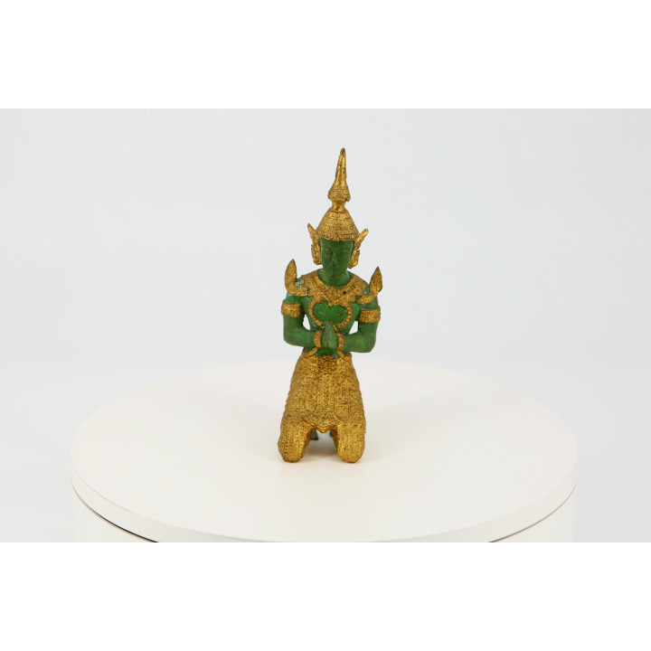 Vintage Thai Theppanom Statue 18cm | Tempelwächter Engel
