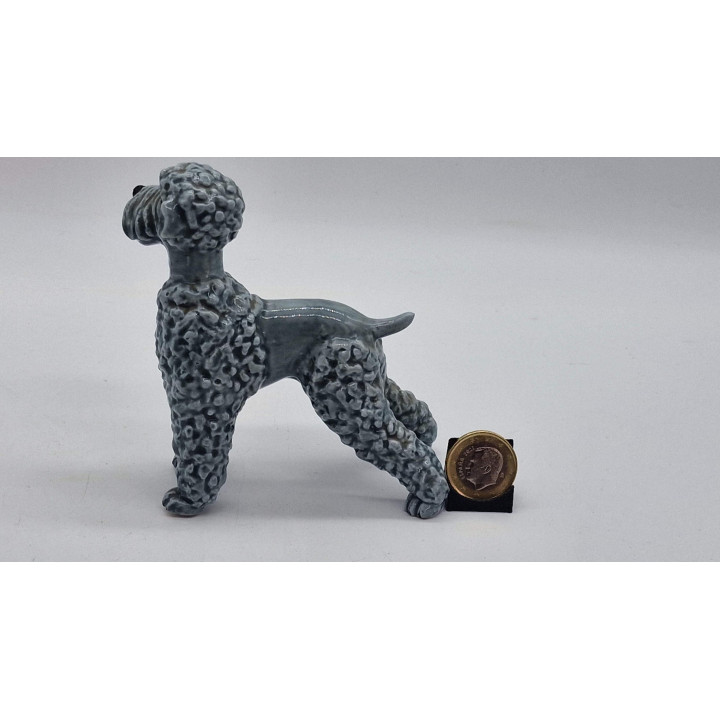Vintage Porzellan Pudel Figur 1960er