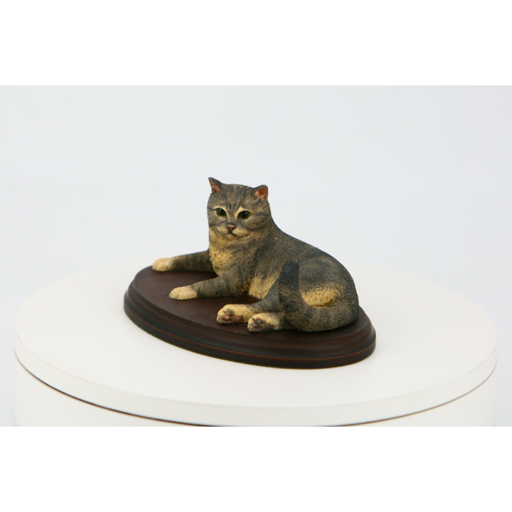Escultura de Gato Naturecraft Best of Breed | Vintage anos 90
