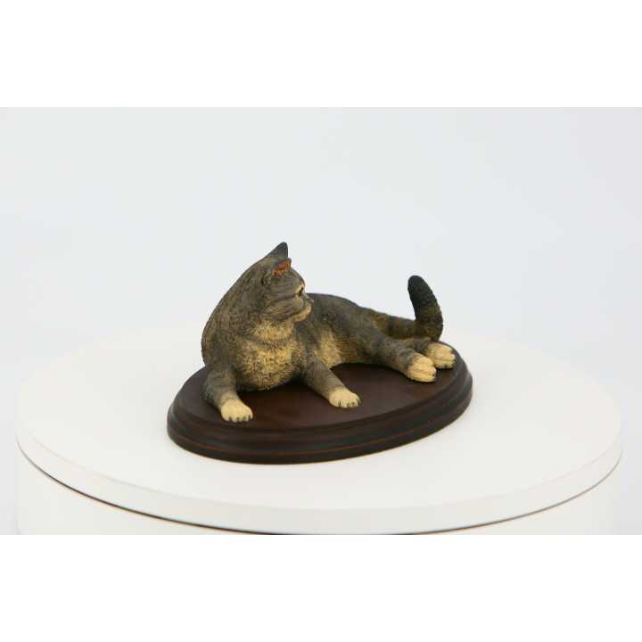 Escultura de Gato Naturecraft Best of Breed | Vintage anos 90