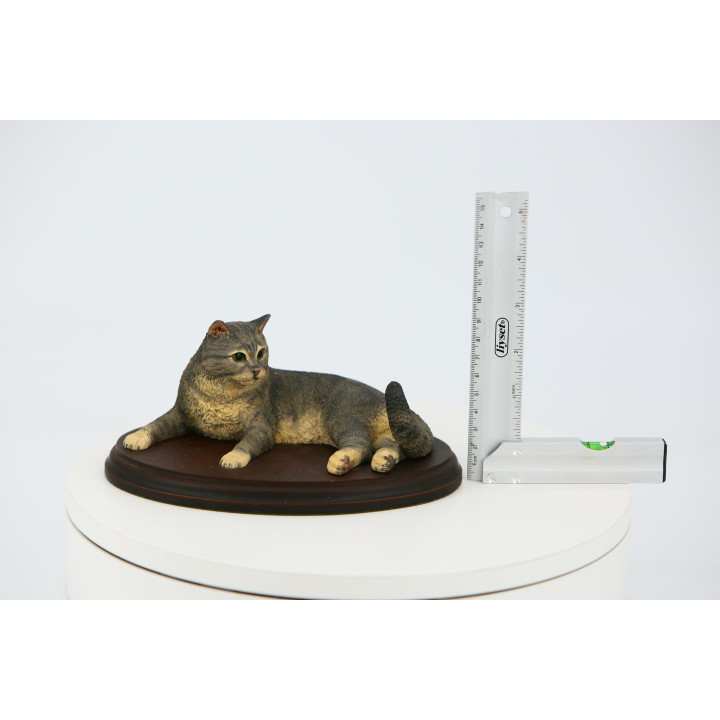 Escultura Gato Naturecraft Best of Breed | Vintage Años 90