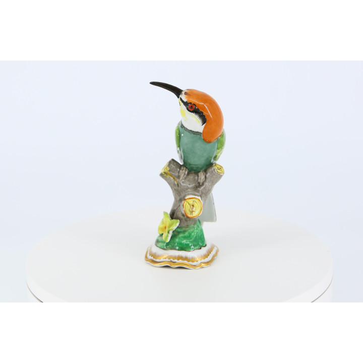 Hispania Manises Figurka Porcelanowa Żołna